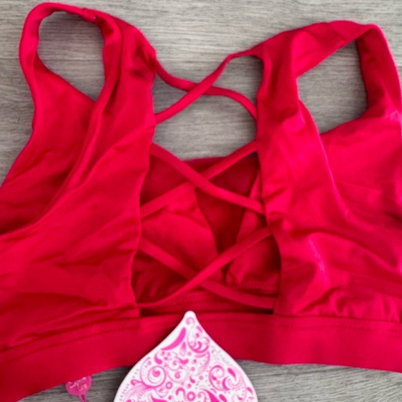 SUMMER LUXE SWIMWEAR BIKINI ❤️ Red ❤️ size S - Picture 6 of 7